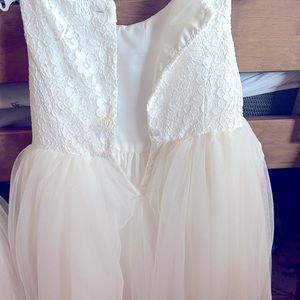 Flowers girl dress from Davids Bridal